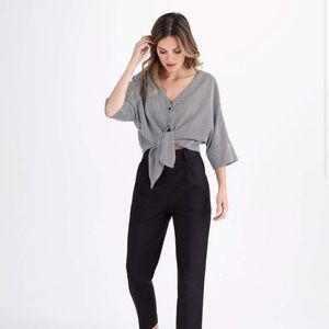 Vetta reversible boyfriend shirt size M